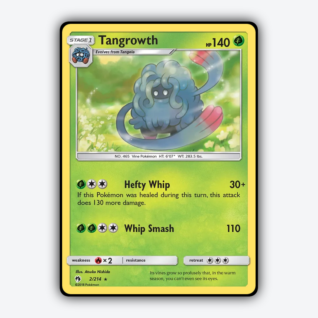 Tangrowth 002/214 - Lost Thunder Set - Card Rug