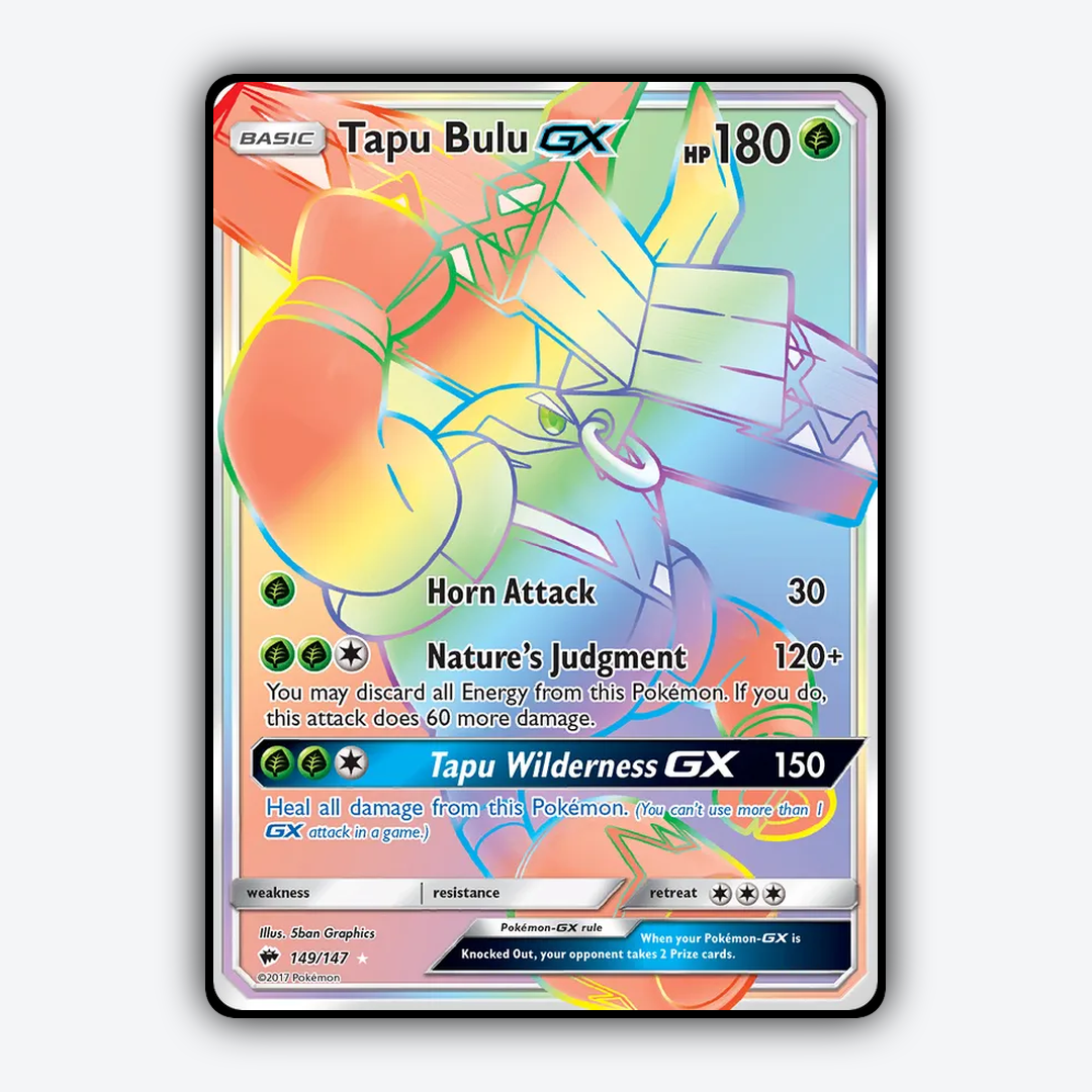 Tapu Bulu-GX 149/147 - Burning Shadows Set - Card Rug