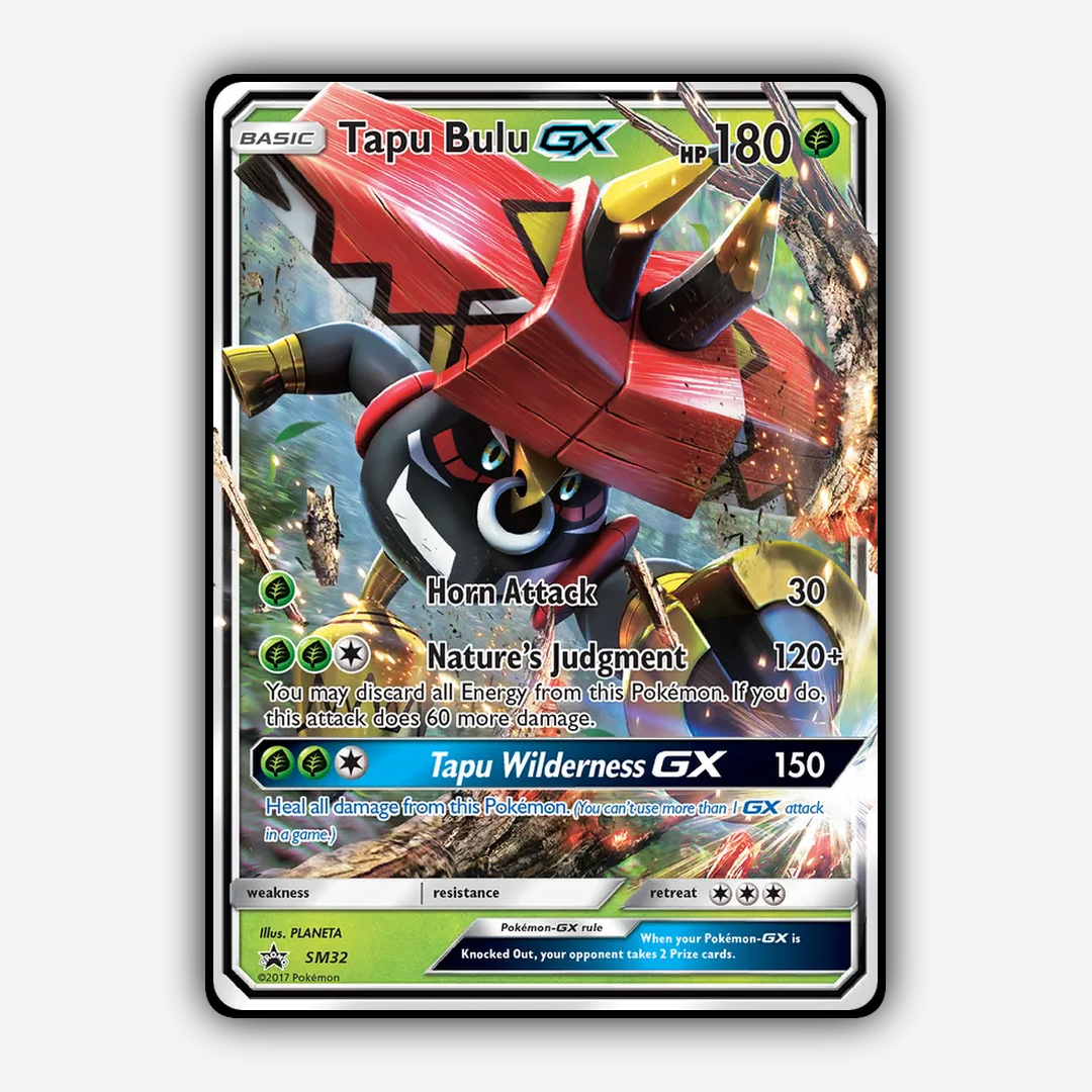 Tapu Bulu-GX #32 - SM Black Star Promos Set - Card Rug