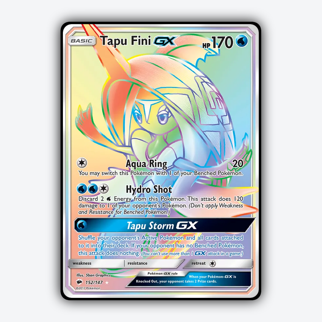 Tapu Fini-GX 152/147 - Burning Shadows Set - Card Rug