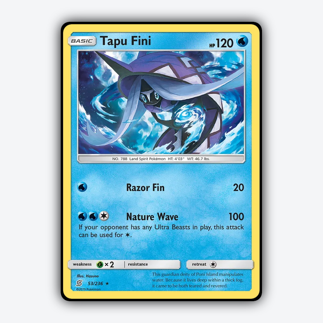 Tapu Fini 053/236 - Unified Minds Set - Card Rug