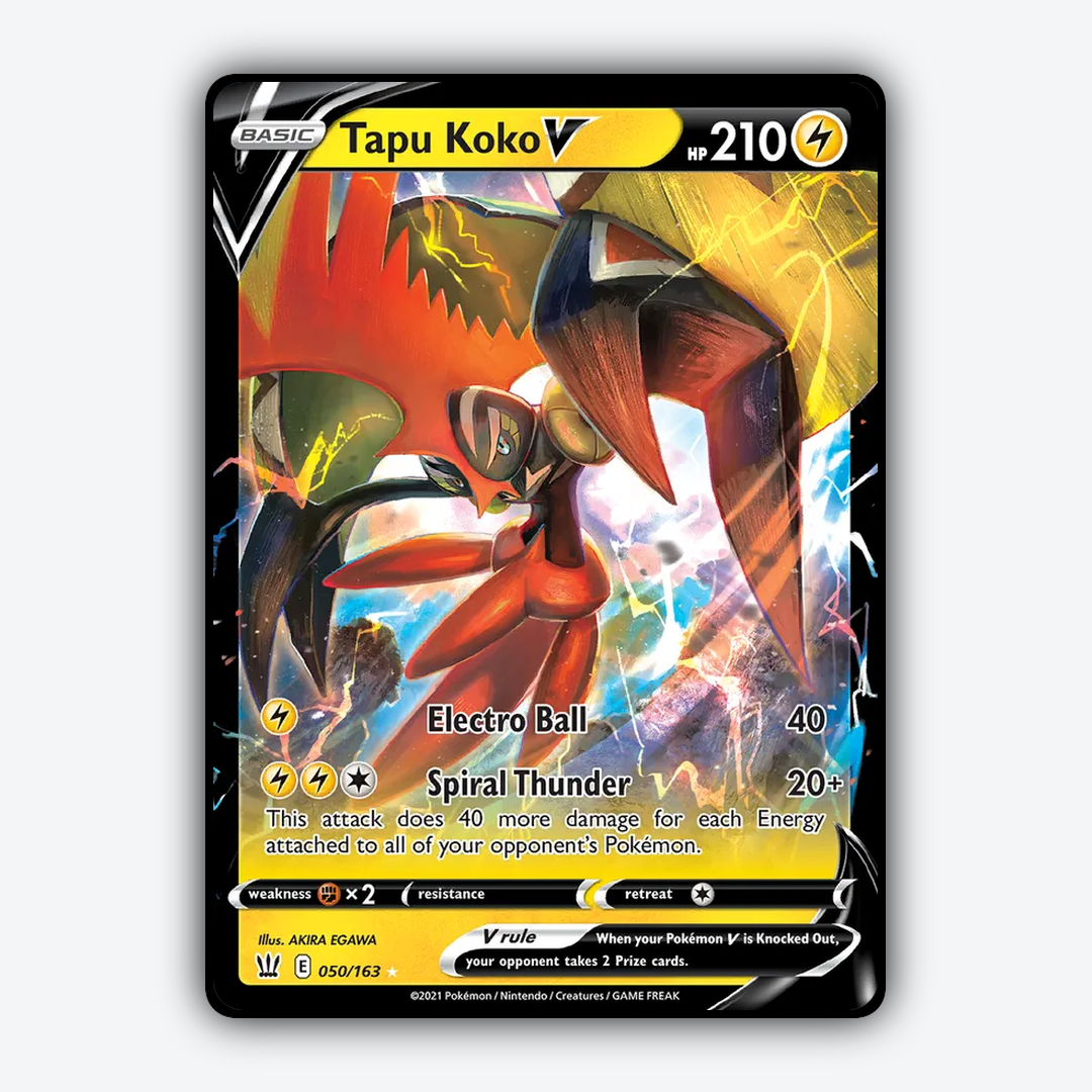 Tapu Koko V 050/163 - Battle Styles Set - Card Rug