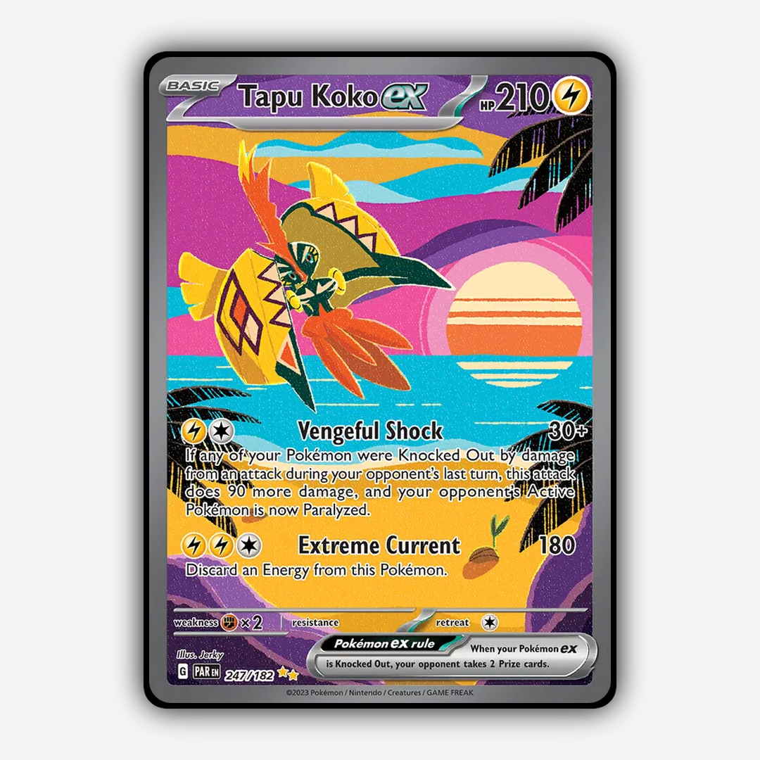 Tapu Koko ex #247 - Paradox Rift Set - Card Rug