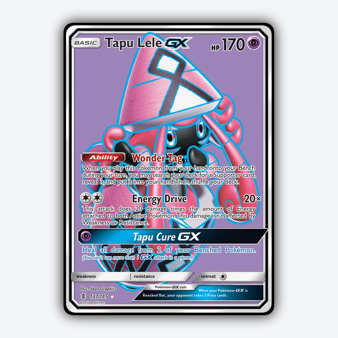 Tapu Lele-GX 137/145 - Guardians Rising Set - Card Rug