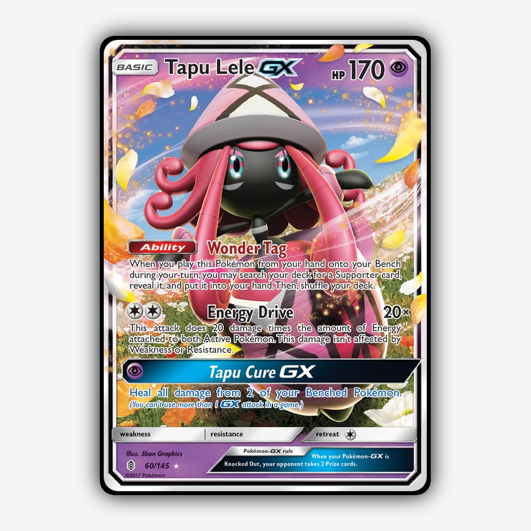 Tapu Lele-GX 060/145 - Guardians Rising Set - Card Rug