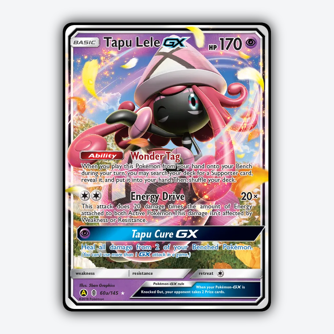 Tapu Lele-GX 060a/145 - Guardians Rising Set - Card Rug