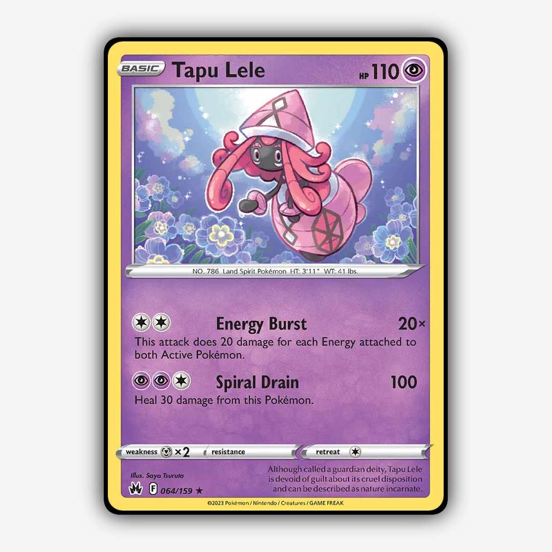 Tapu Lele 064/159 - Crown Zenith Set - Card Rug
