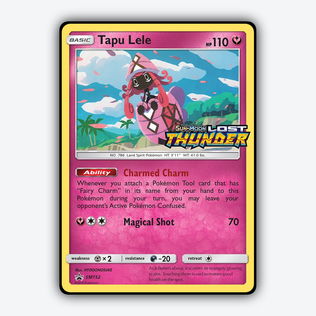 Tapu Lele #152 - SM Black Star Promos Set - Card Rug