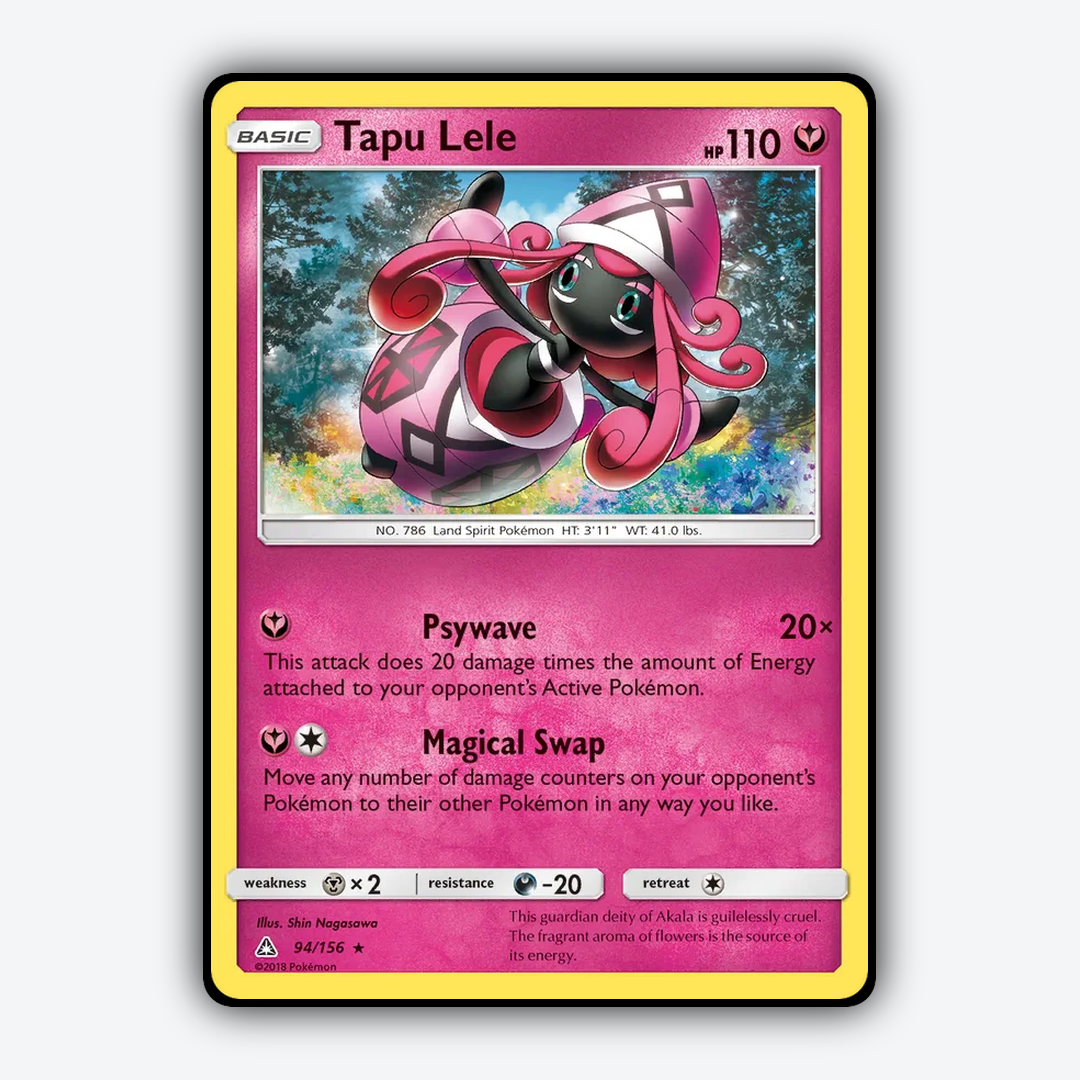 Tapu Lele 094/156 - Ultra Prism Set - Card Rug