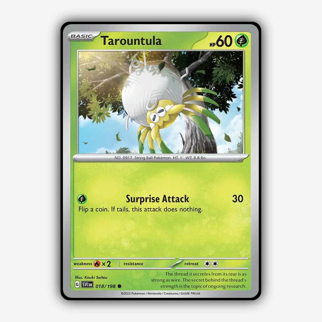 Tarountula 018/198 - Scarlet & Violet Set - Card Rug