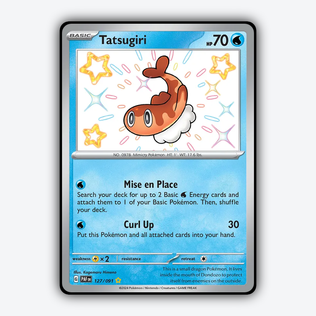 Tatsugiri #127 - Paldean Fates Set - Card Rug