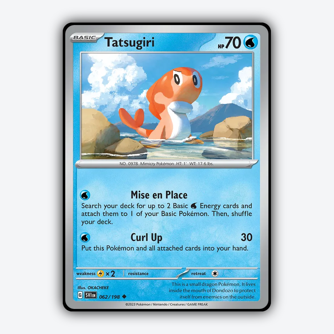 Tatsugiri 062/198 - Scarlet & Violet Set - Card Rug