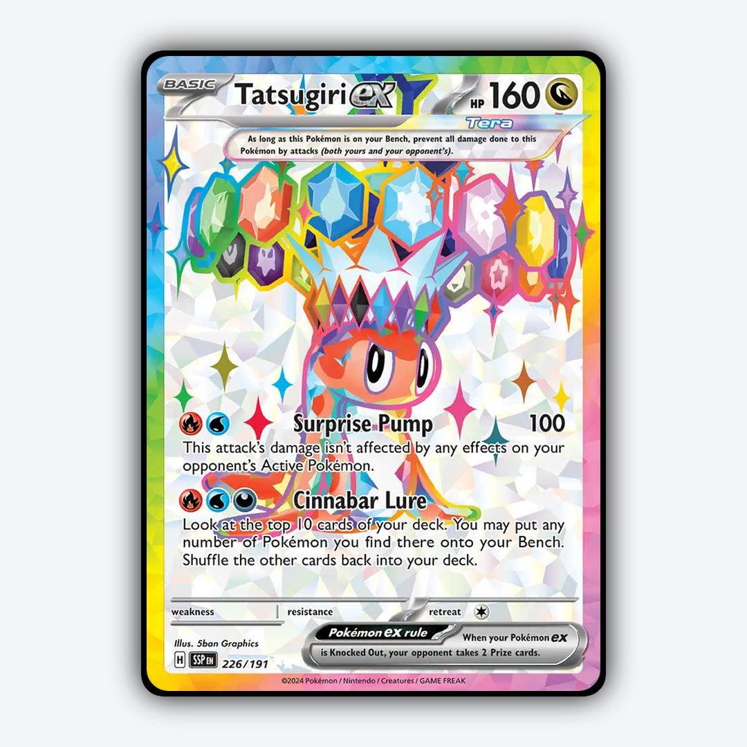 Tatsugiri ex #226 - Surging Sparks Set - Card Rug