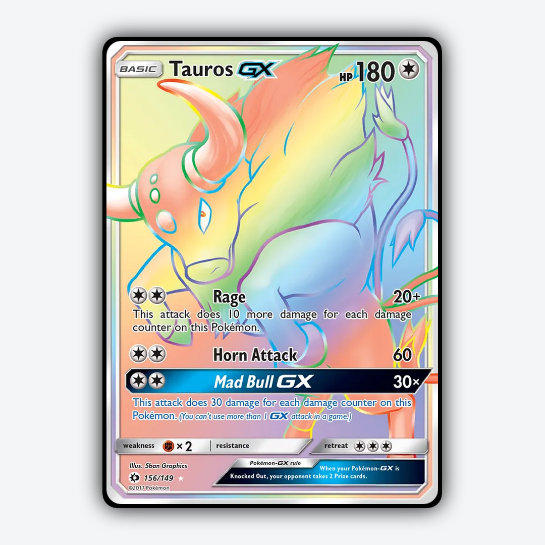 Tauros-GX 156/149 - Sun & Moon Set - Card Rug