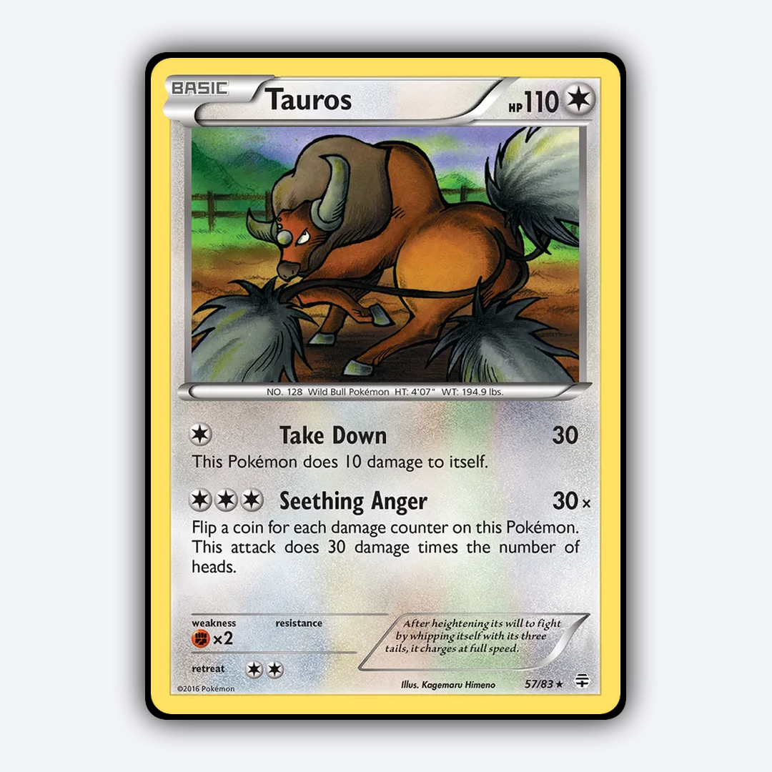 Tauros 057/83 - Generations Set - Card Rug