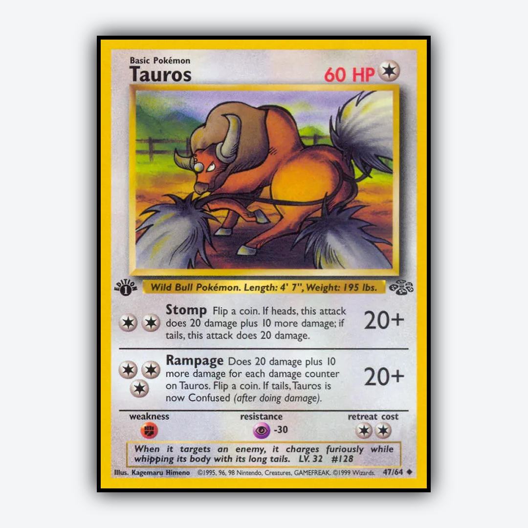 Tauros 047/64 - Jungle Set - Card Rug