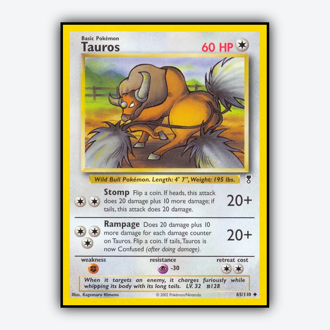 Tauros 065/110 - Legendary Collection Set - Card Rug