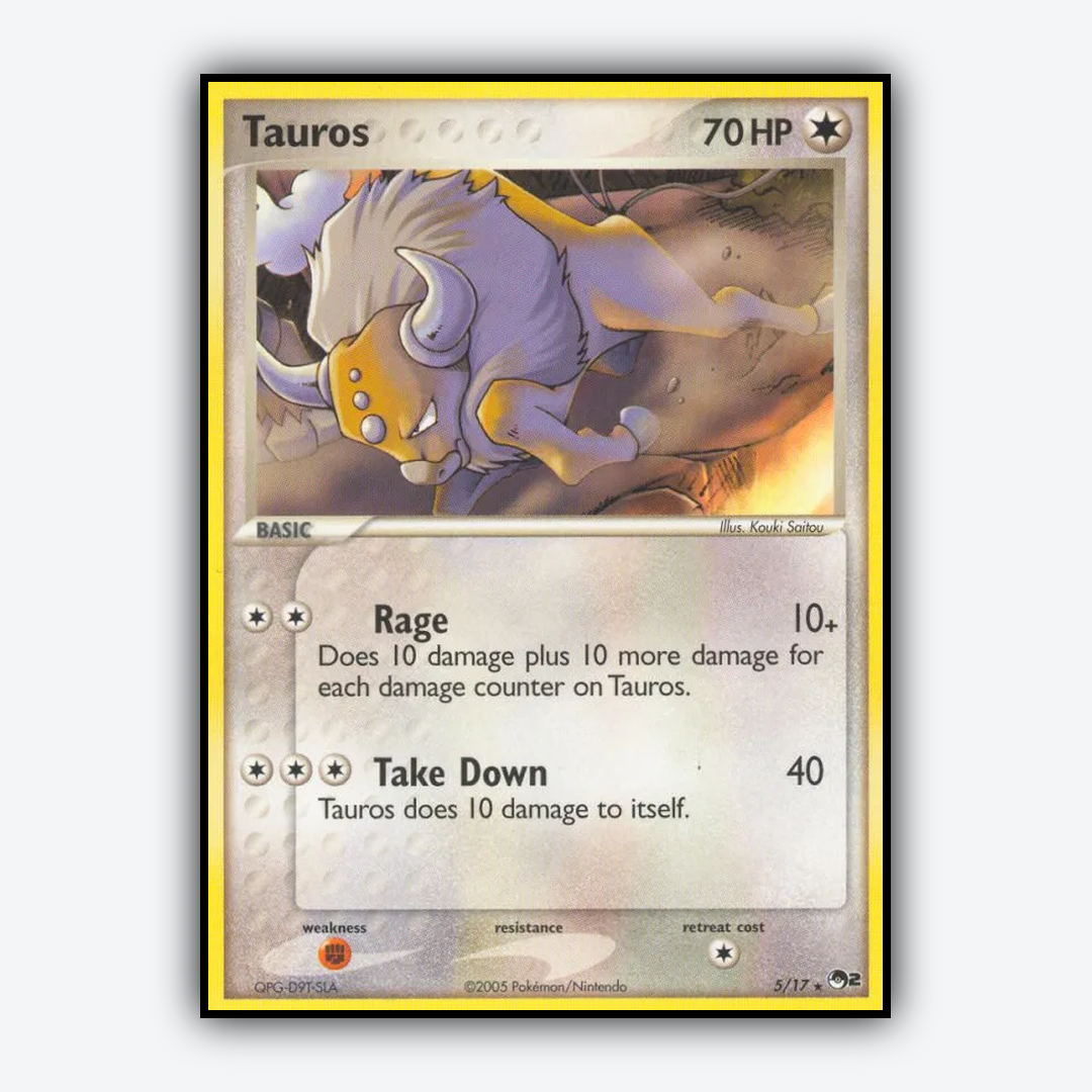Tauros 005/17 - POP Series 2 Set - Card Rug