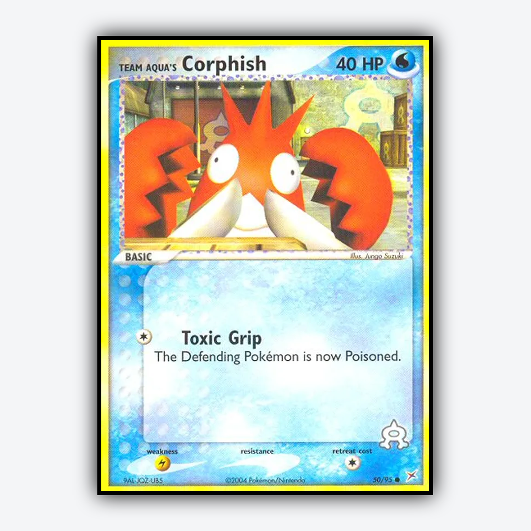 Team Aqua's Corphish 050/95 - Team Magma vs Team Aqua Set - Card Rug
