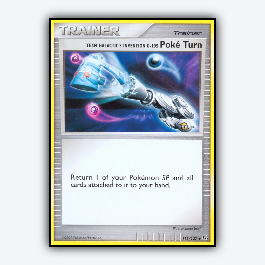 Team Galactic's Invention G-105 Poké Turn 118/127 - Platinum Set - Card Rug