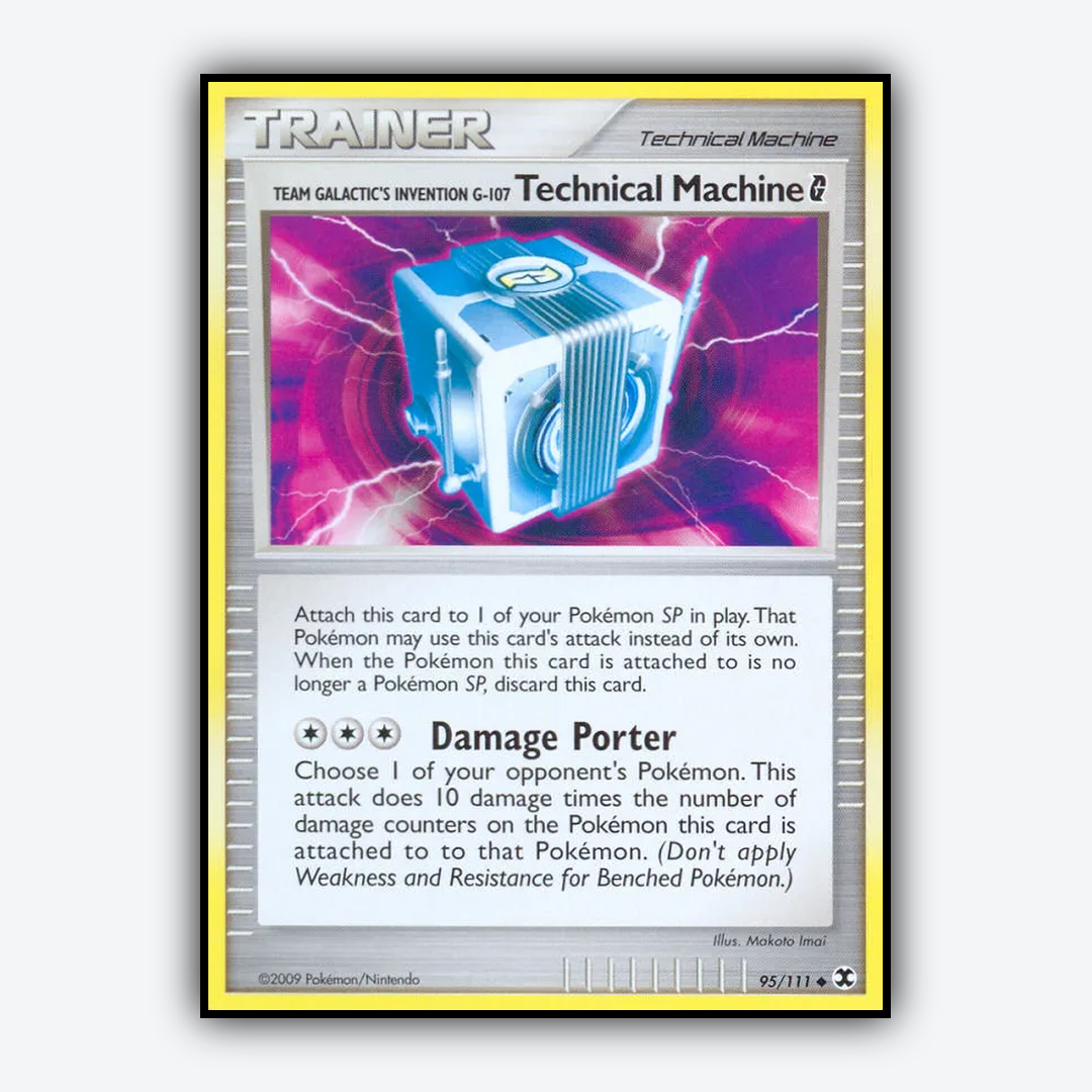 Team Galactic's Invention G-107 Technical Machine G 095/111 - Rising Rivals Set - Card Rug
