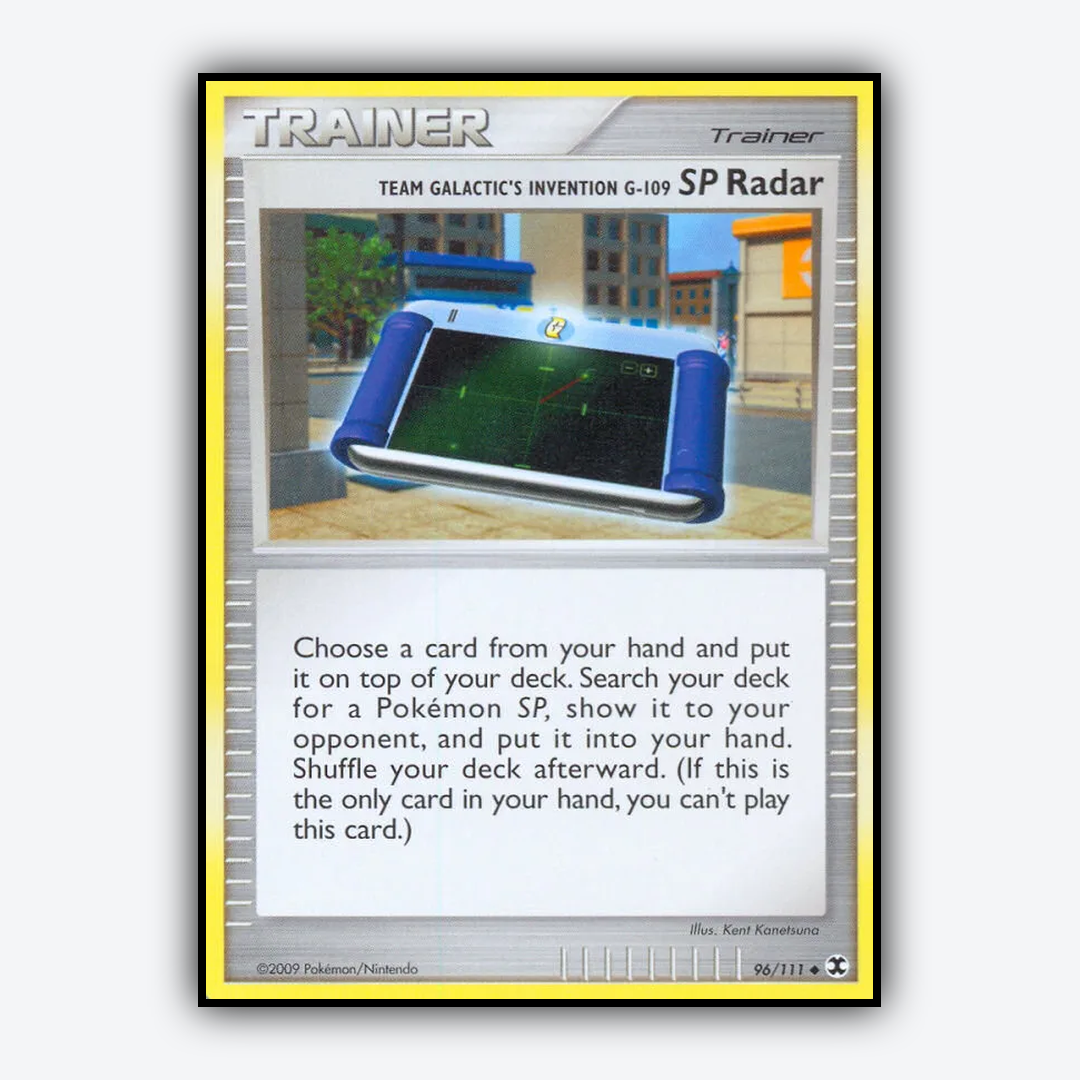 Team Galactic's Invention G-109 SP Radar 096/111 - Rising Rivals Set - Card Rug