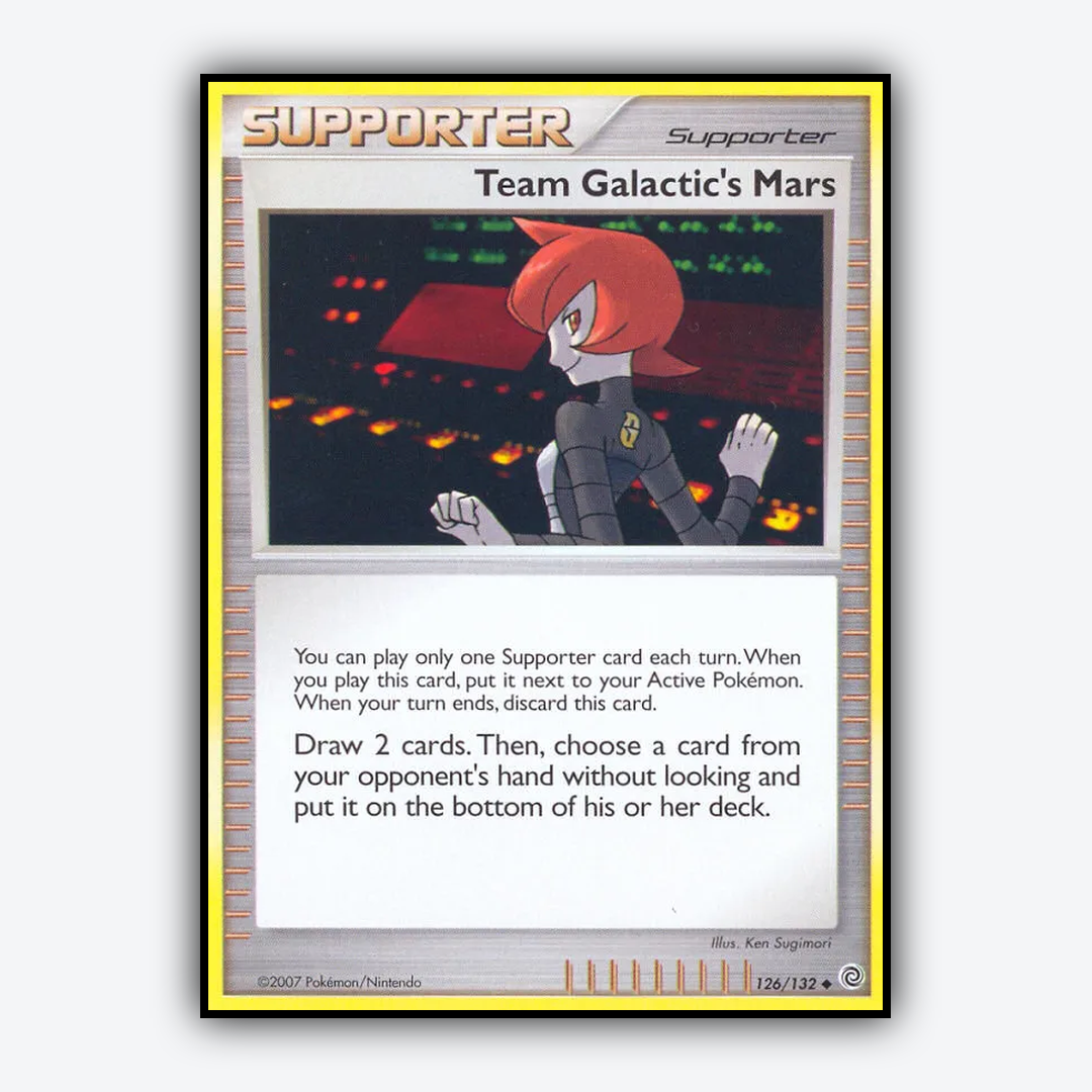 Team Galactic's Mars 126/132 - Secret Wonders Set - Card Rug