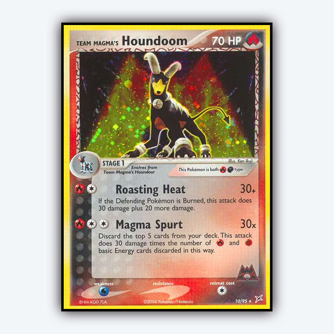 Team Magma's Houndoom 010/95 - Team Magma vs Team Aqua Set - Card Rug
