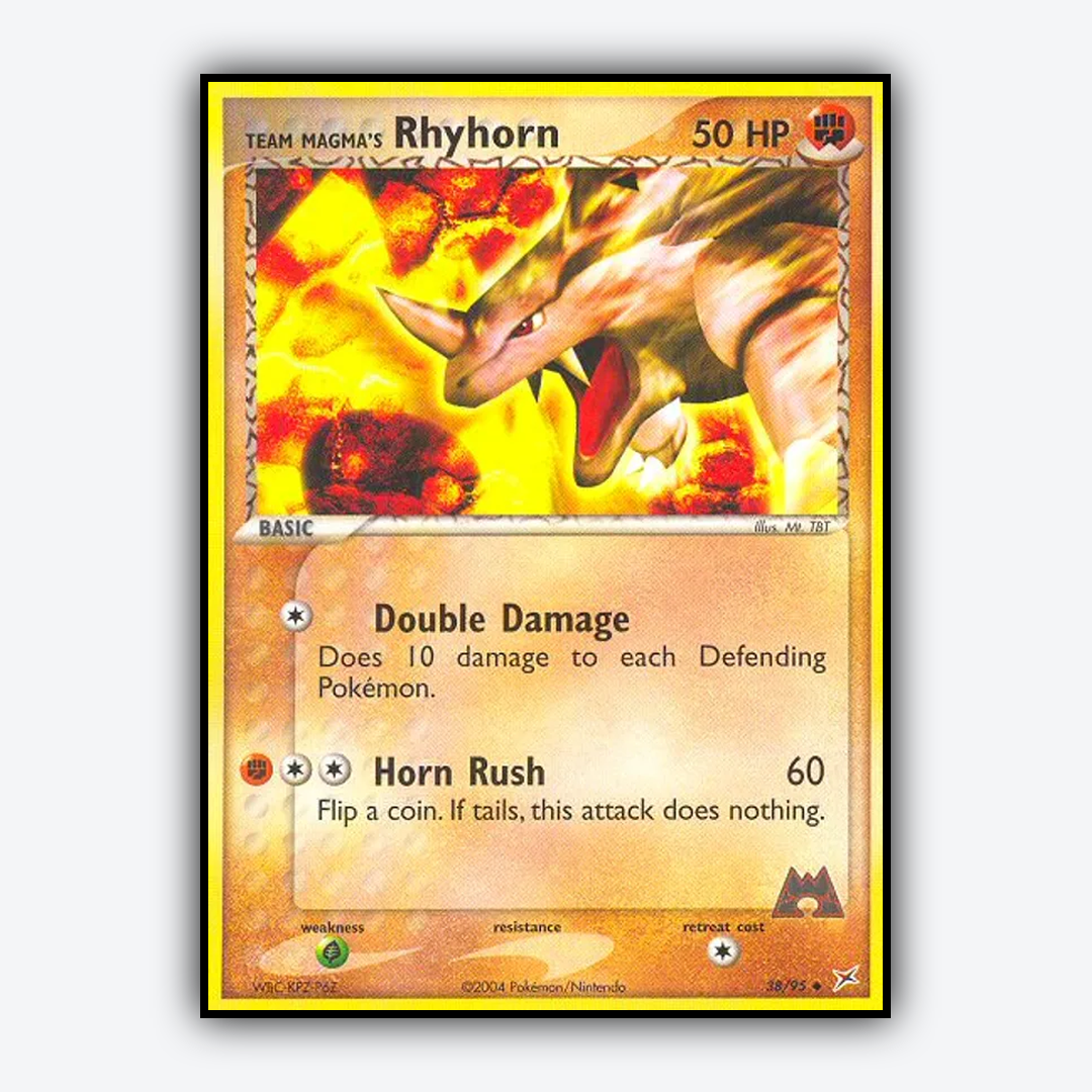 Team Magma's Rhyhorn 038/95 - Team Magma vs Team Aqua Set - Card Rug