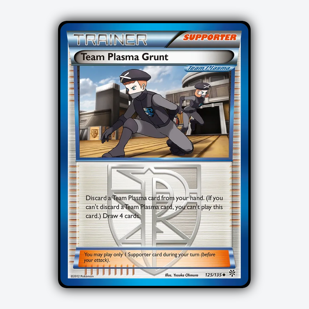 Team Plasma Grunt 125/135 - Plasma Storm Set - Card Rug