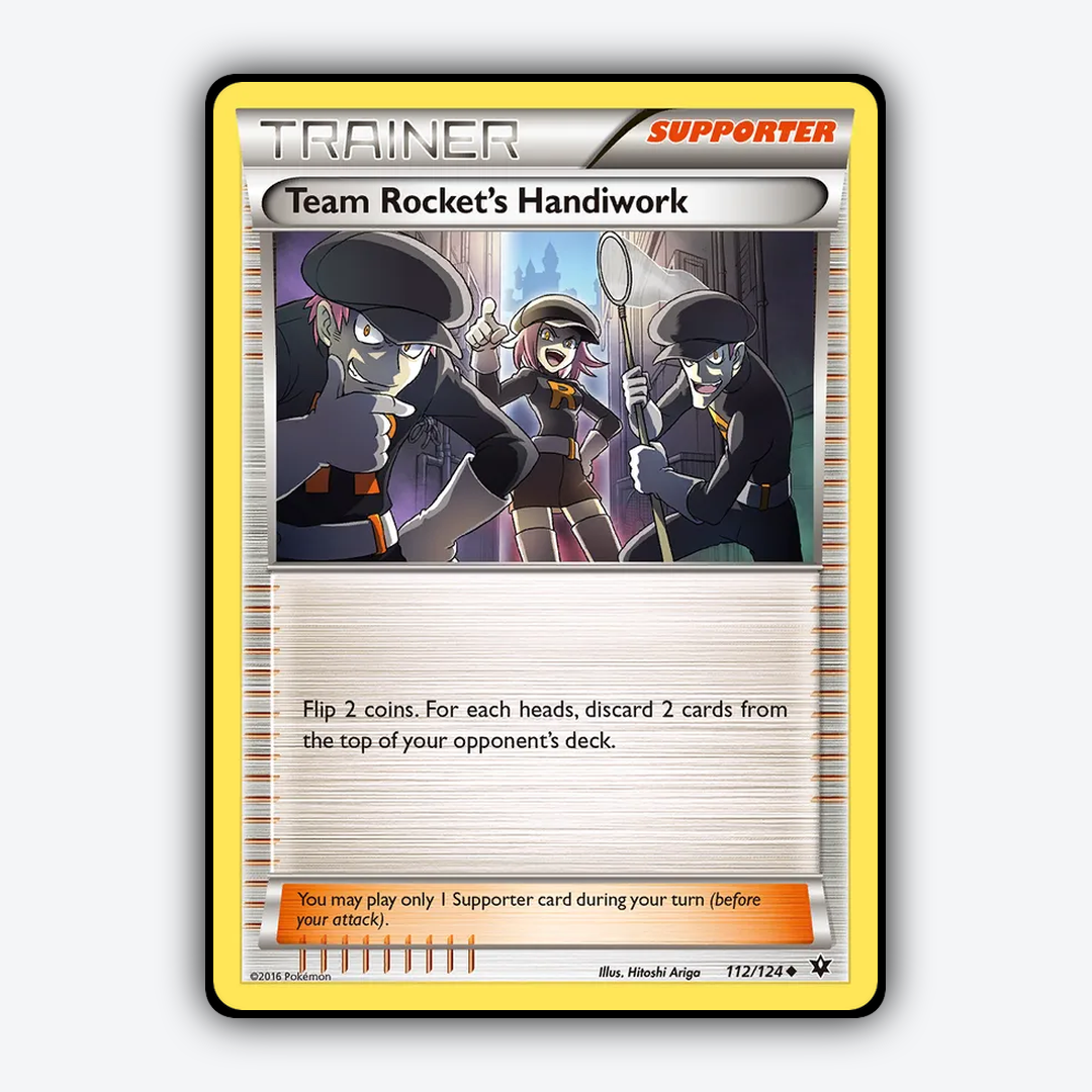 Team Rocket's Handiwork 112/124 - Fates Collide Set - Card Rug