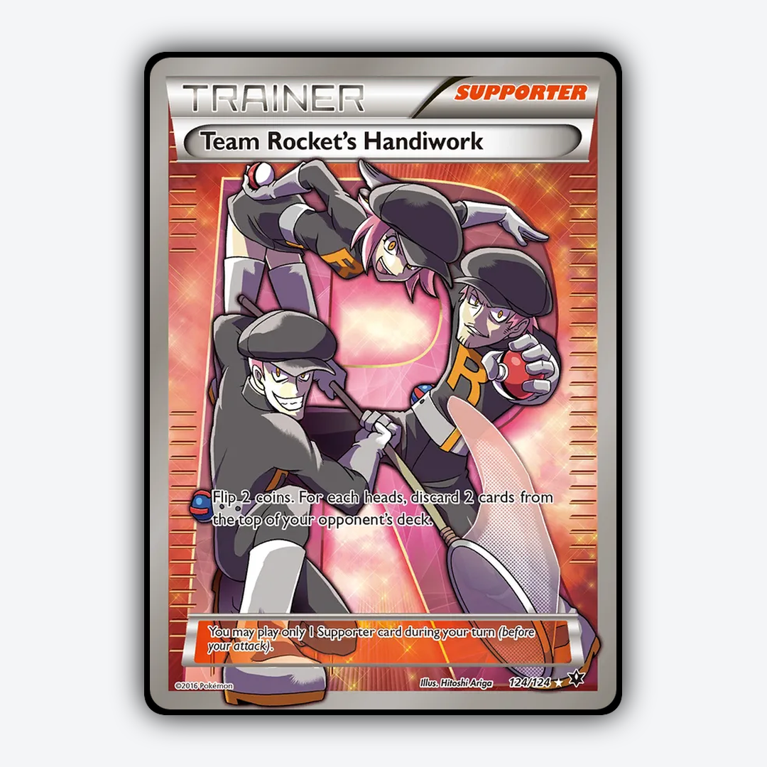 Team Rocket's Handiwork 124/124 - Fates Collide Set - Card Rug