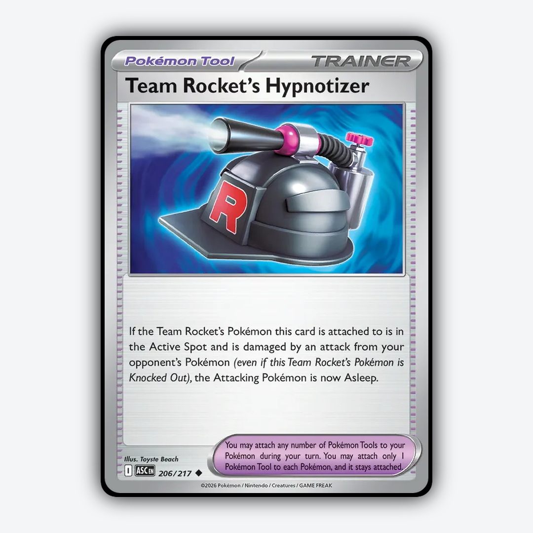 Team Rocket's Hypnotizer 206/217 - Ascended Heroes Set - Card Rug