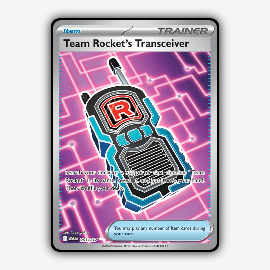 Team Rocket's Transceiver 263/217 - Ascended Heroes Set - Card Rug
