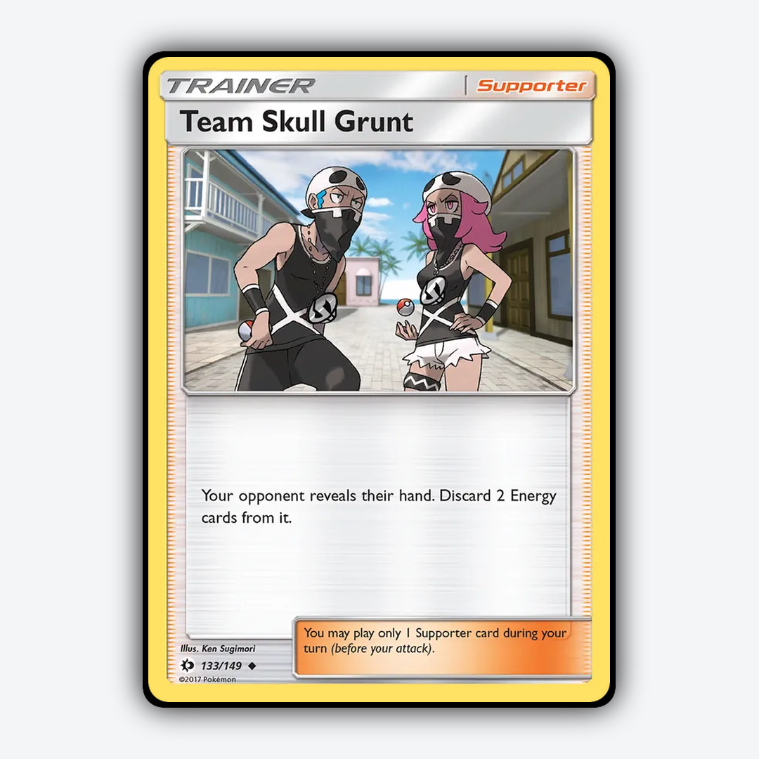 Team Skull Grunt 133/149 - Sun & Moon Set - Card Rug