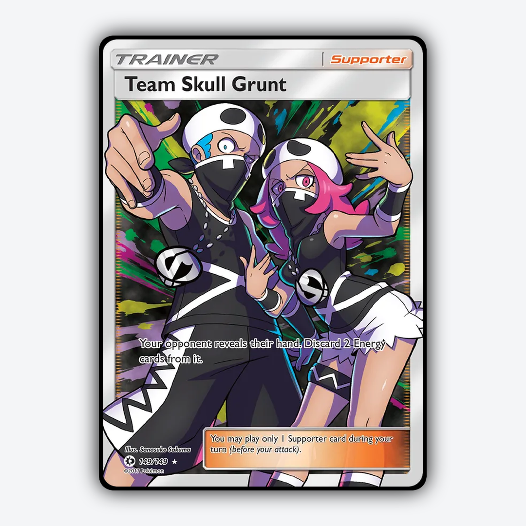 Team Skull Grunt 149/149 - Sun & Moon Set - Card Rug