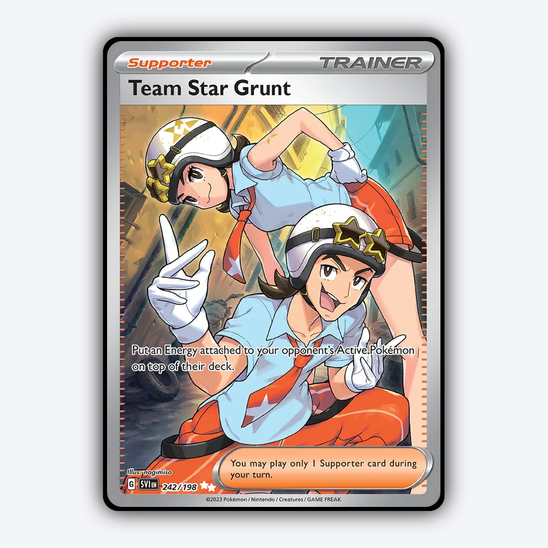 Team Star Grunt 242/198 - Scarlet & Violet Set - Card Rug