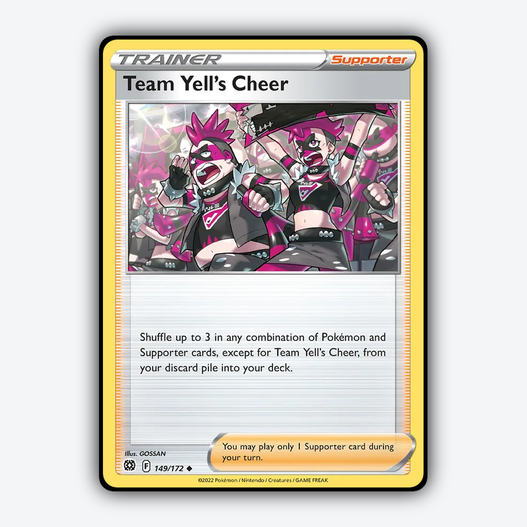 Team Yell's Cheer 149/172 - Brilliant Stars Set - Card Rug