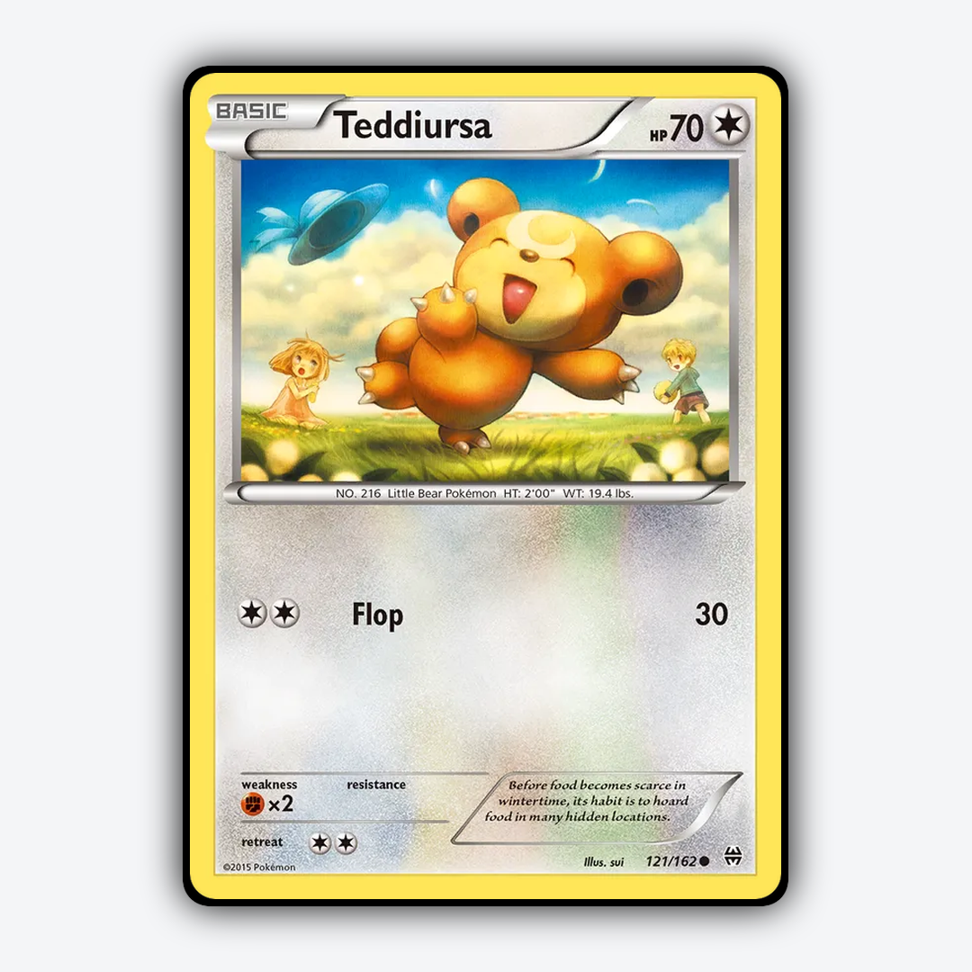Teddiursa 121/162 - BREAKthrough Set - Card Rug
