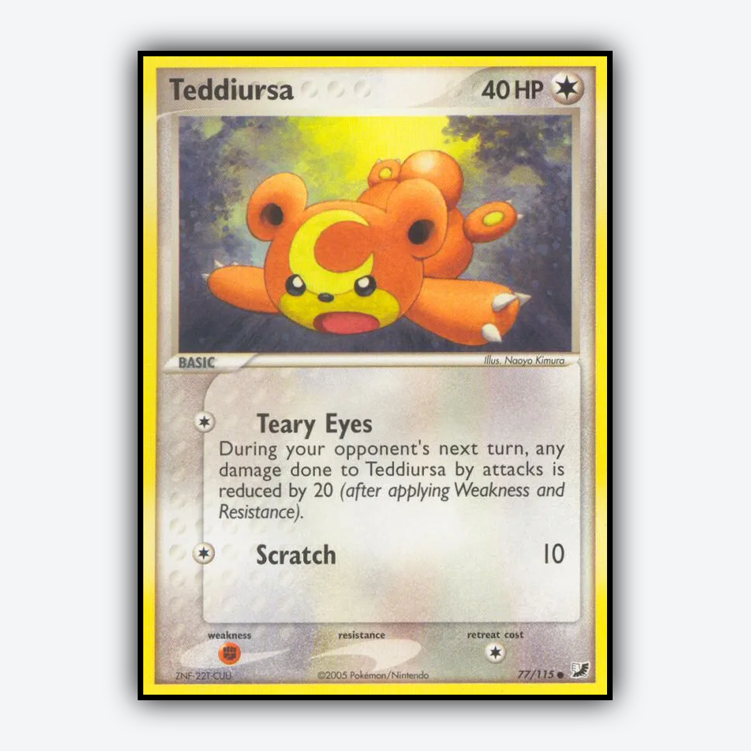 Teddiursa 077/115 - Unseen Forces Set - Card Rug