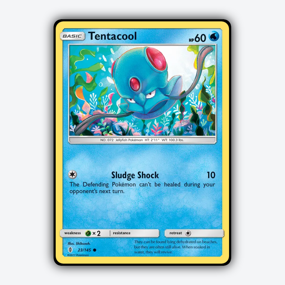 Tentacool 023/145 - Guardians Rising Set - Card Rug