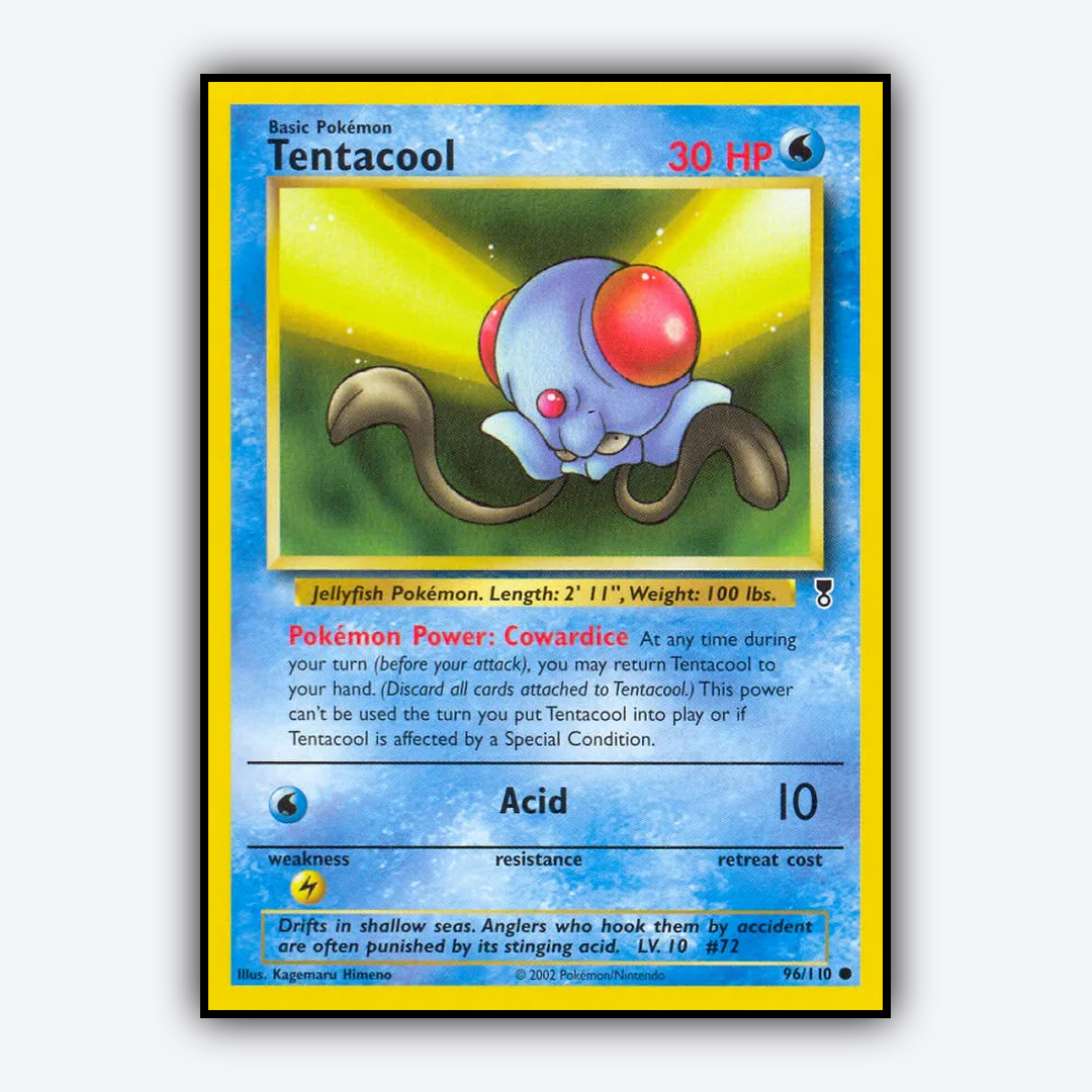 Tentacool 096/110 - Legendary Collection Set - Card Rug