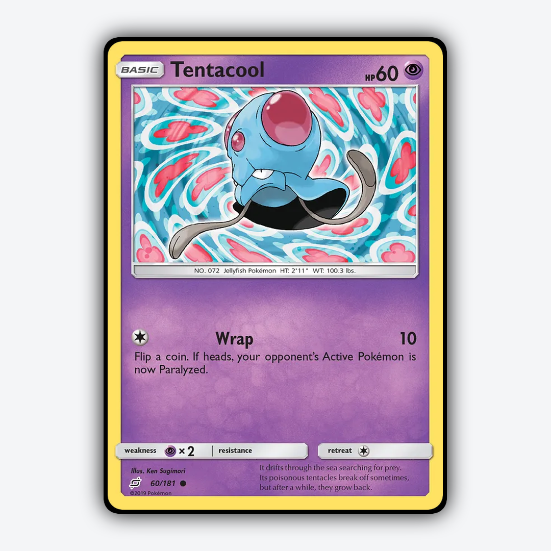 Tentacool 060/181 - Team Up Set - Card Rug