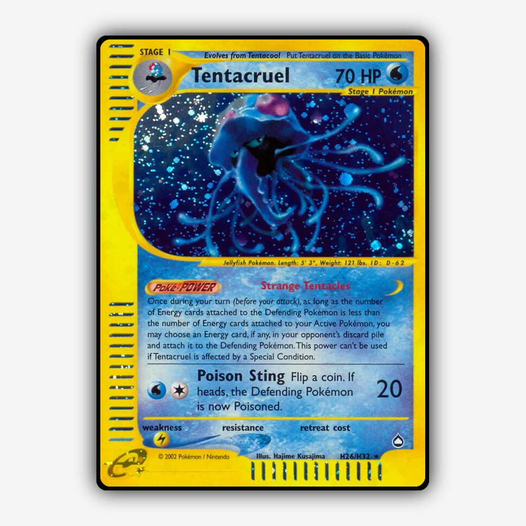 Tentacruel H026/147 - H026/147 Aquapolis Set - Card Rug