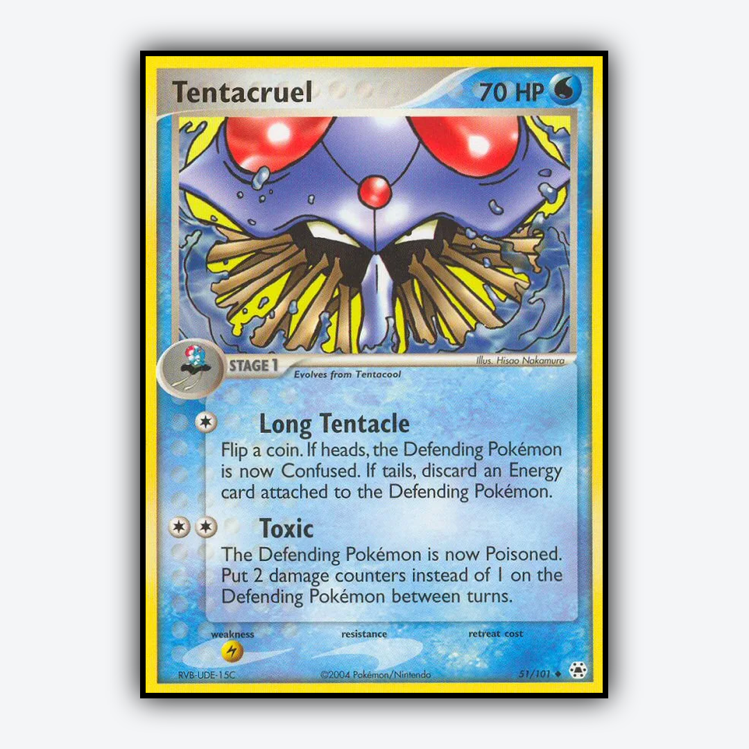 Tentacruel 051/101 - Hidden Legends Set - Card Rug