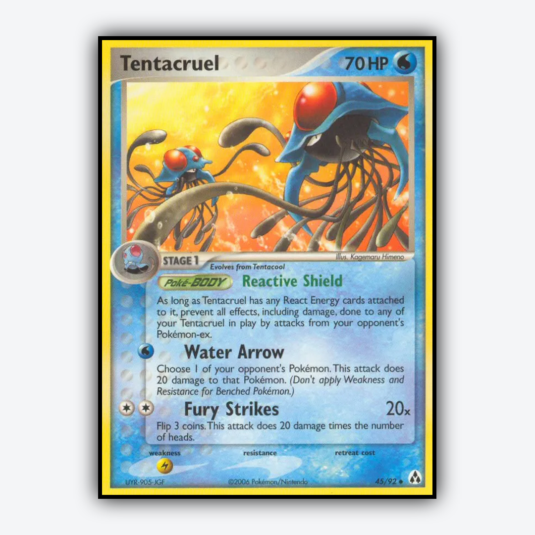 Tentacruel 045/92 - Legend Maker Set - Card Rug