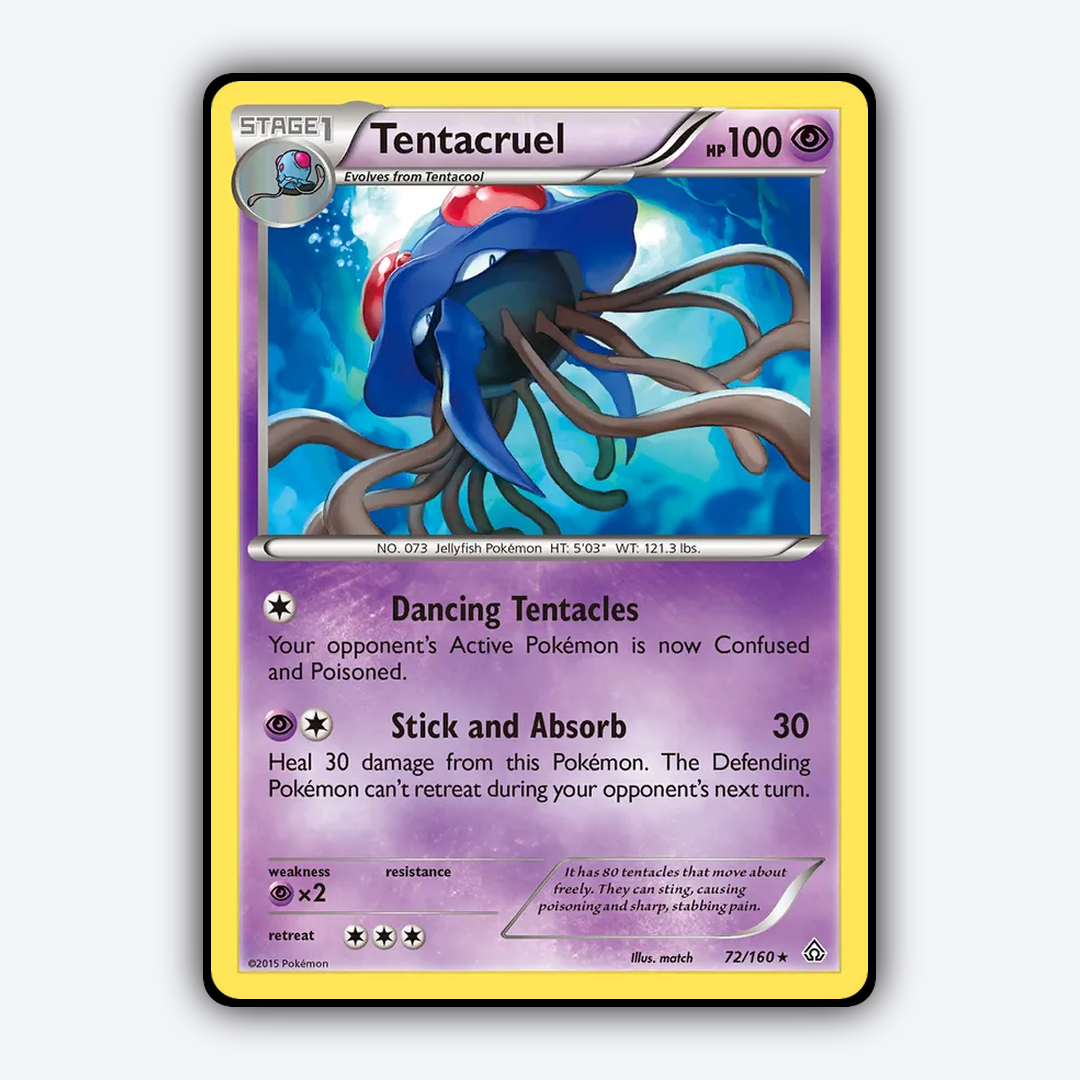 Tentacruel 072/160 - Primal Clash Set - Card Rug