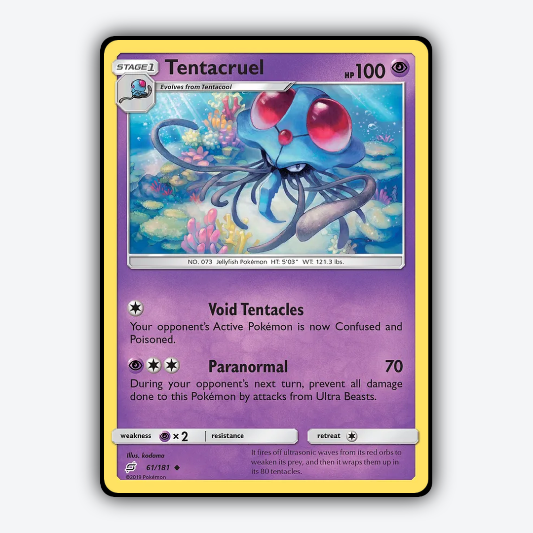 Tentacruel 061/181 - Team Up Set - Card Rug