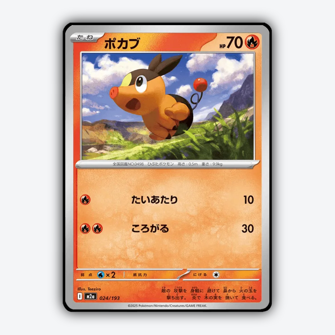 Tepig 024/193 - Mega Dream ex Set - Card Rug (JP)