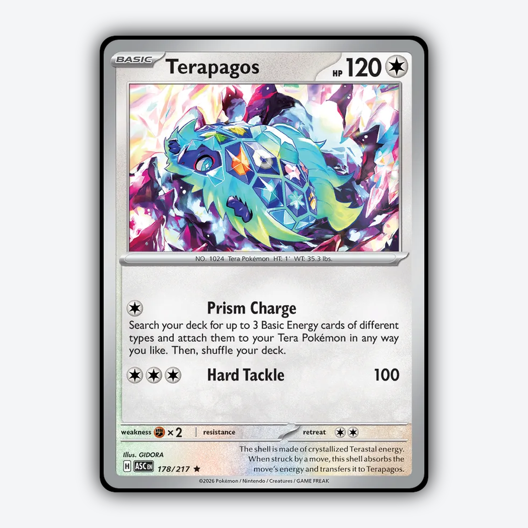 Terapagos 178/217 - Ascended Heroes Set - Card Rug